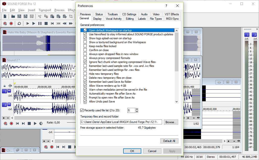 Sound forge rus. Программа Sound Forge. Sound Forge. Программа для записи голоса. Как в саунд фордж наложить текст на музыку на русском.